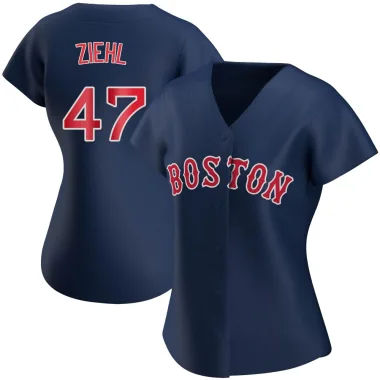 Gage Ziehl Women's Replica Boston Red Sox Navy Alternate Jersey